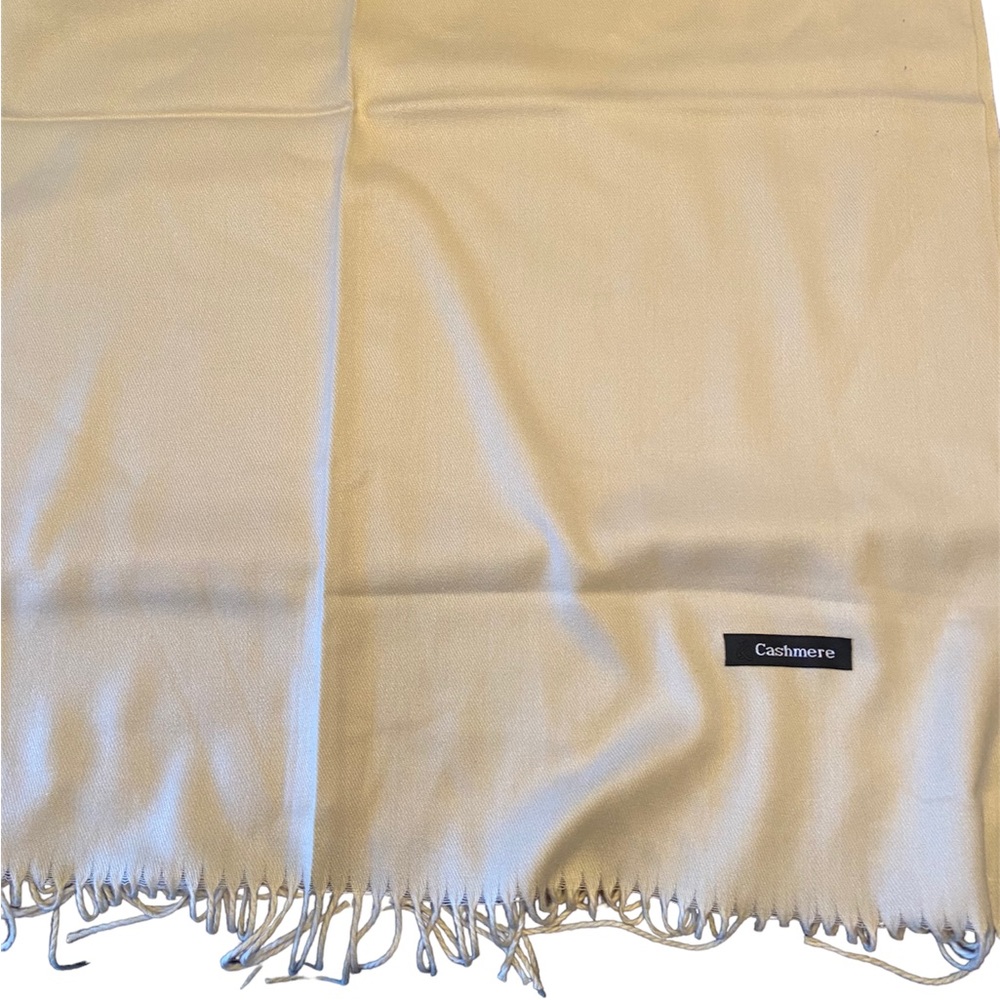 Cashmere type blend oversized scarf